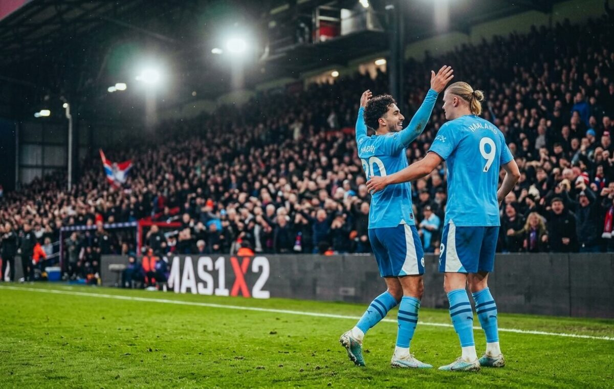Manchester City Golea a Crystal Palace con Dobletes de Cherki y Haaland en la Premier League
